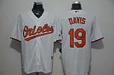 Baltimore Orioles #19 Chris Davis White New Cool Base Stitched Baseball Jersey,baseball caps,new era cap wholesale,wholesale hats